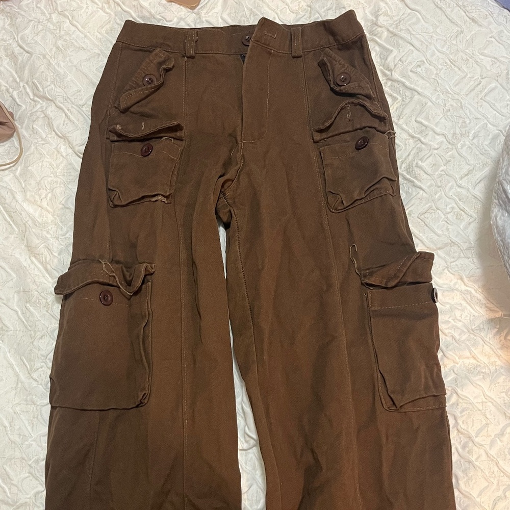 brown cargo pants
